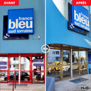 Réalisation d'une peinture pour la devanture d'un commerce