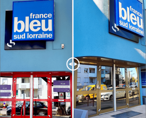 Réalisation d'une peinture pour la devanture d'un commerce