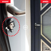 Réparation d'une porte en alu